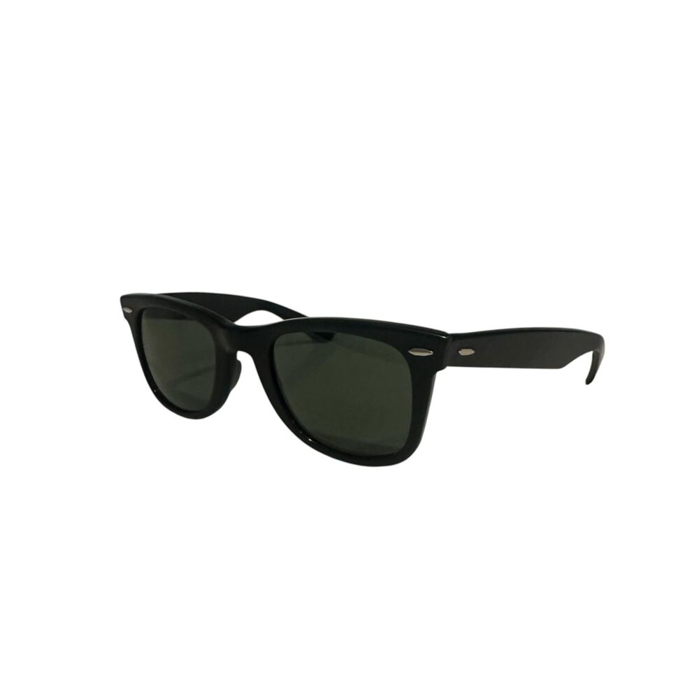 Vintage 1970's Ray-Ban Bausch & Lomb Wayfarer Black B&L 5024 Sunglasses